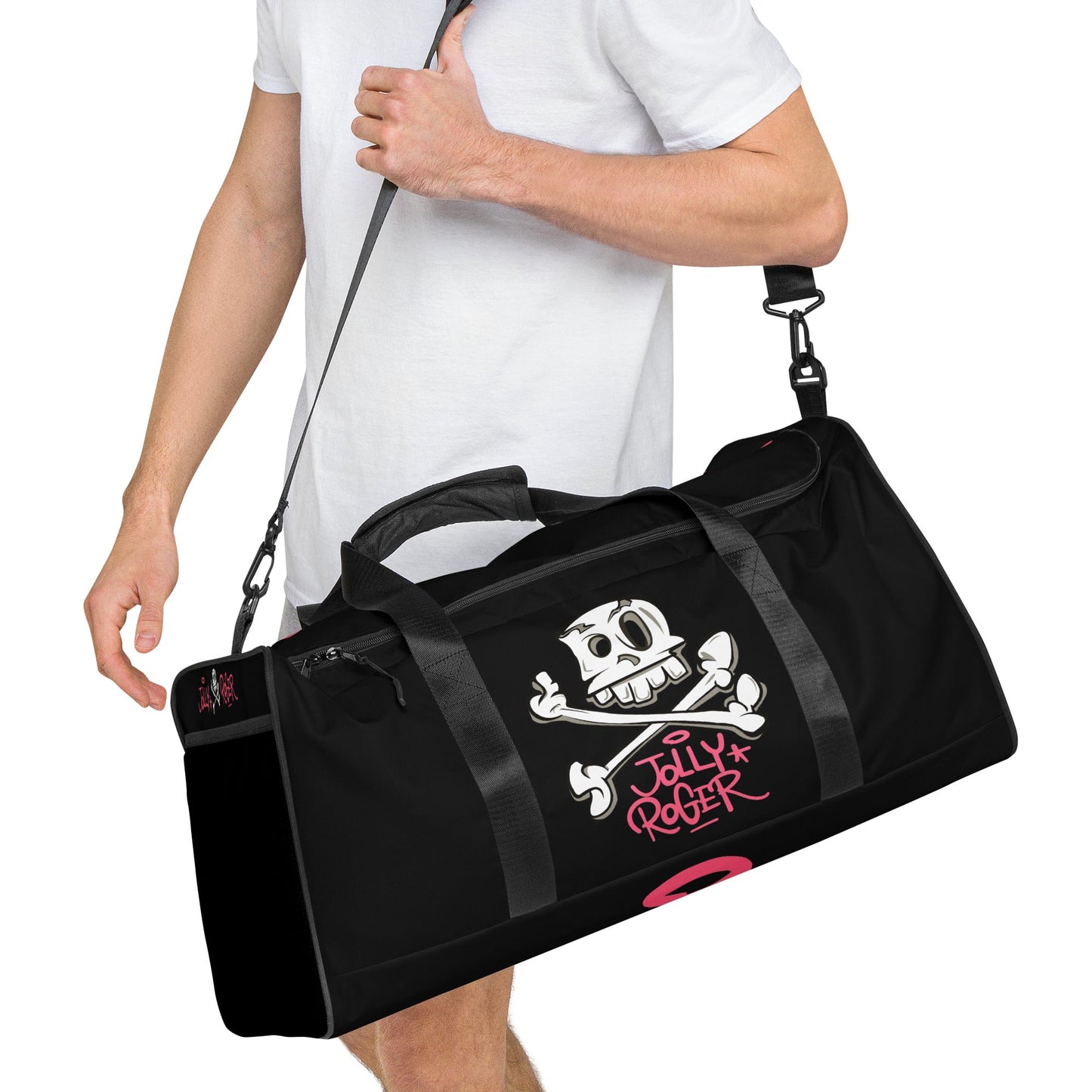 Black Jolly Roger Duffle Bag - Jolly Roger Bar Fortitude Valley