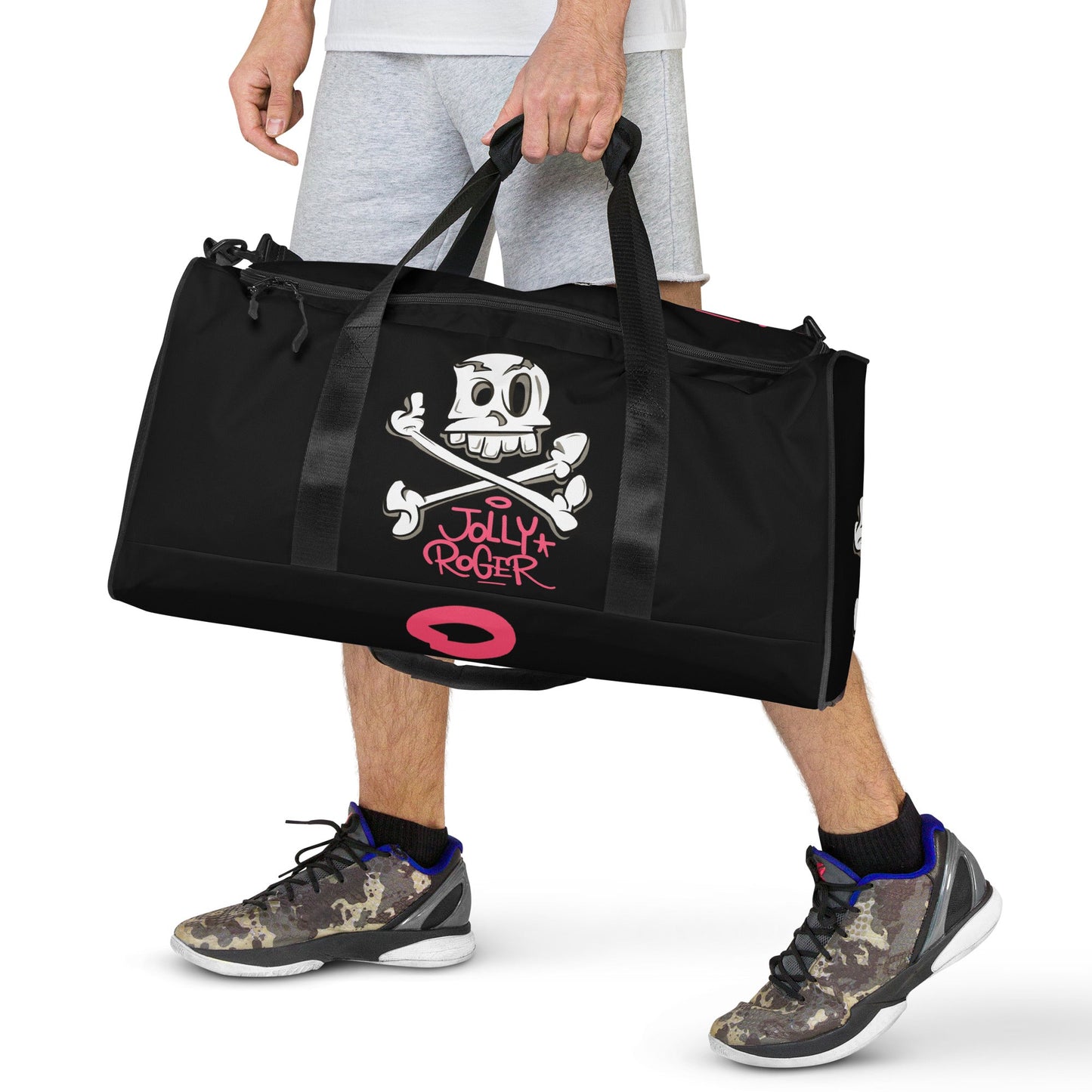 Black Jolly Roger Duffle Bag - Jolly Roger Bar Fortitude Valley