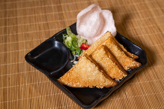 Deep Fried Sesame Prawn Toasts (4pcs) - Jolly Roger Bar Fortitude Valley