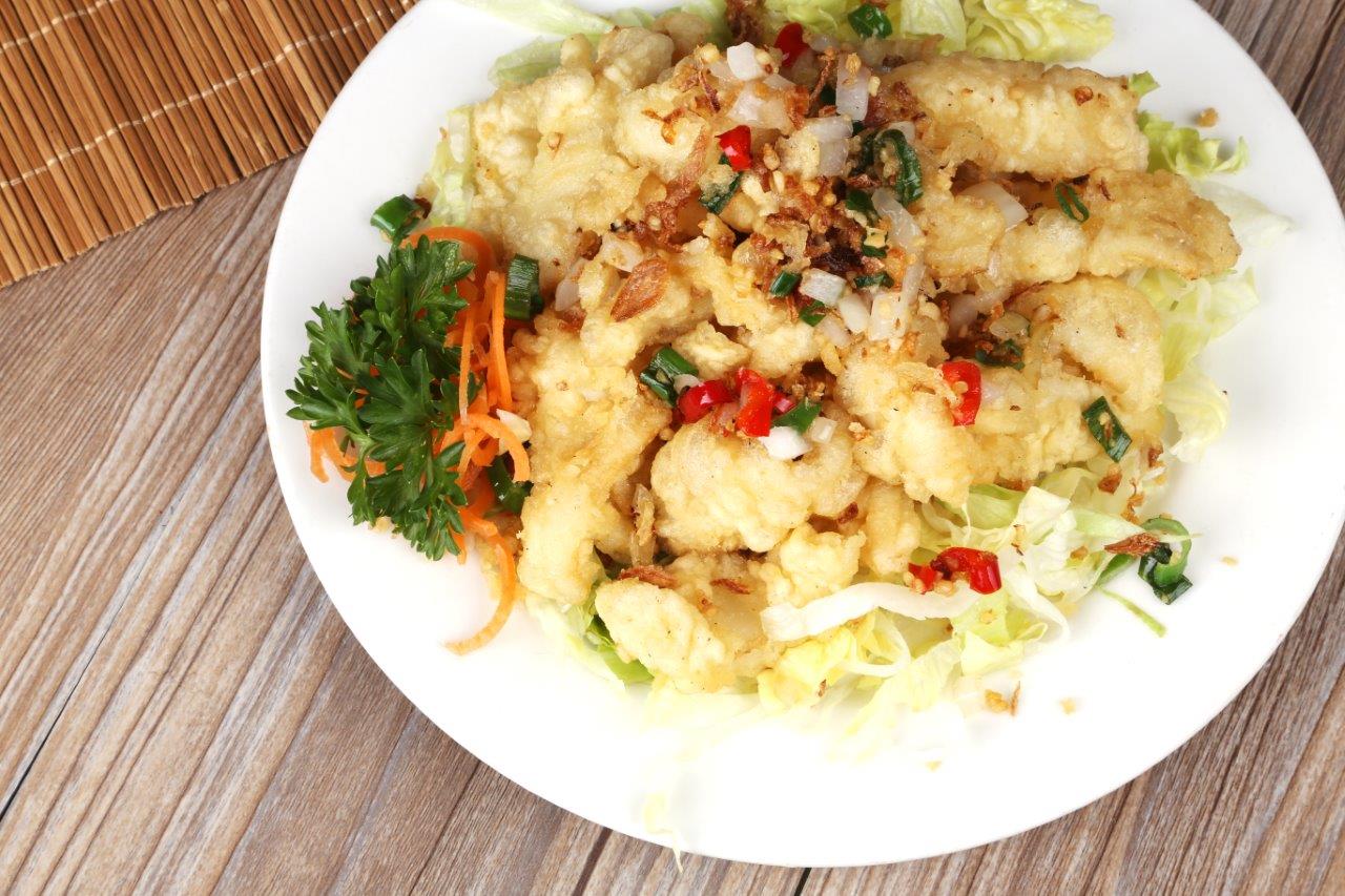 Deep Fried Squid with Salt & Pepper - Jolly Roger Bar Fortitude Valley