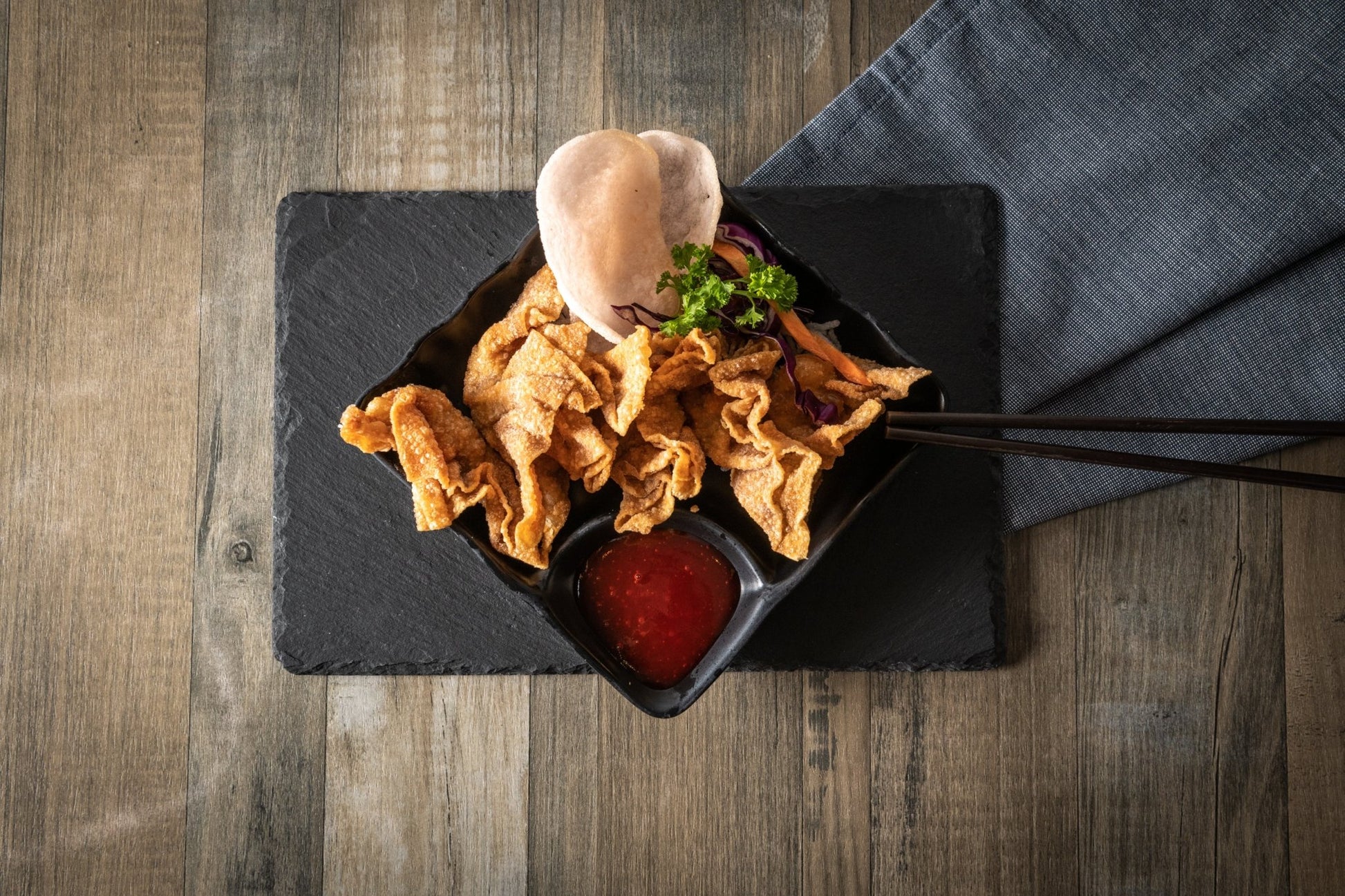 Deep Fried Wontons (6pcs) - Jolly Roger Bar Fortitude Valley