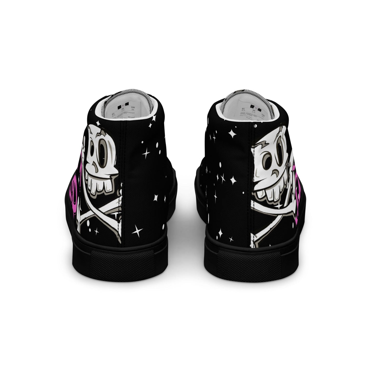 Men’s high top canvas shoes - Jolly Roger Bar Fortitude Valley