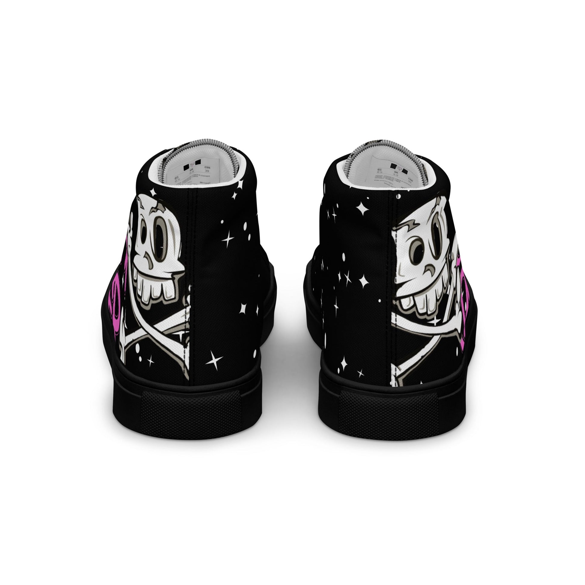 Men’s high top canvas shoes - Jolly Roger Bar Fortitude Valley