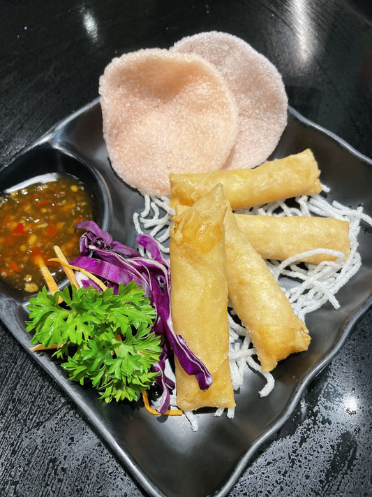 Prawn Spring Rolls (4pcs) - Jolly Roger Bar Fortitude Valley