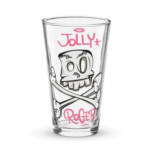 Shaker pint glass - Jolly Roger Bar Fortitude Valley