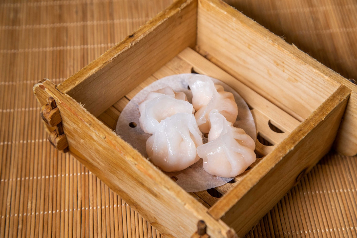 Steamed Prawn Dumplings (4pcs) - Jolly Roger Bar Fortitude Valley