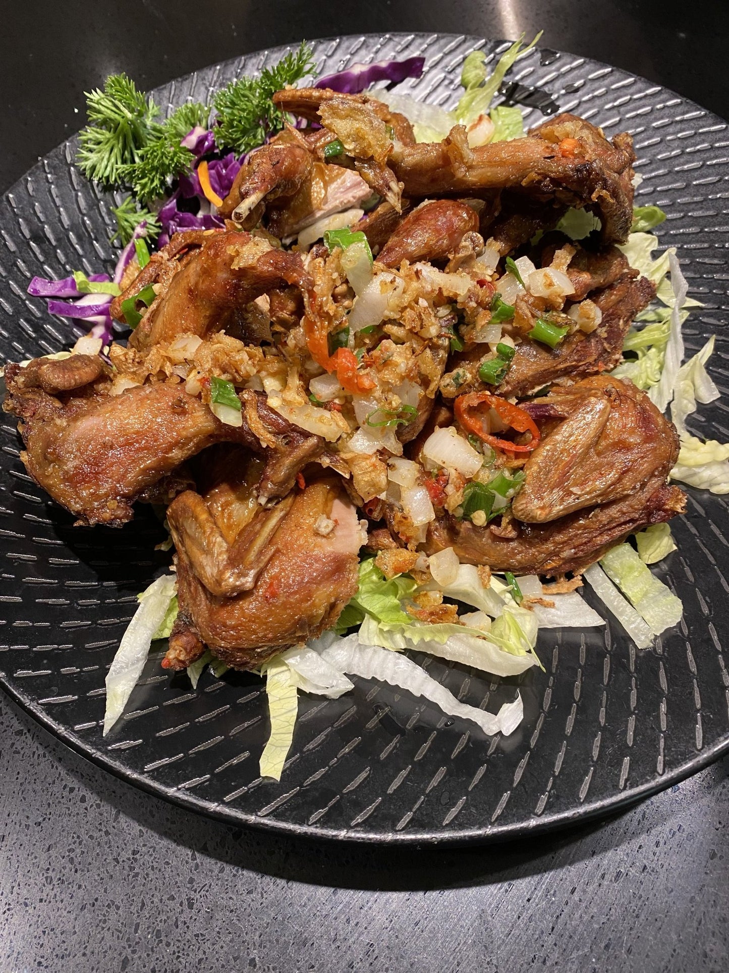 Deep Fried Quail with Salt & Pepper (2 birds - 4pcs) - Jolly Roger Bar Fortitude Valley