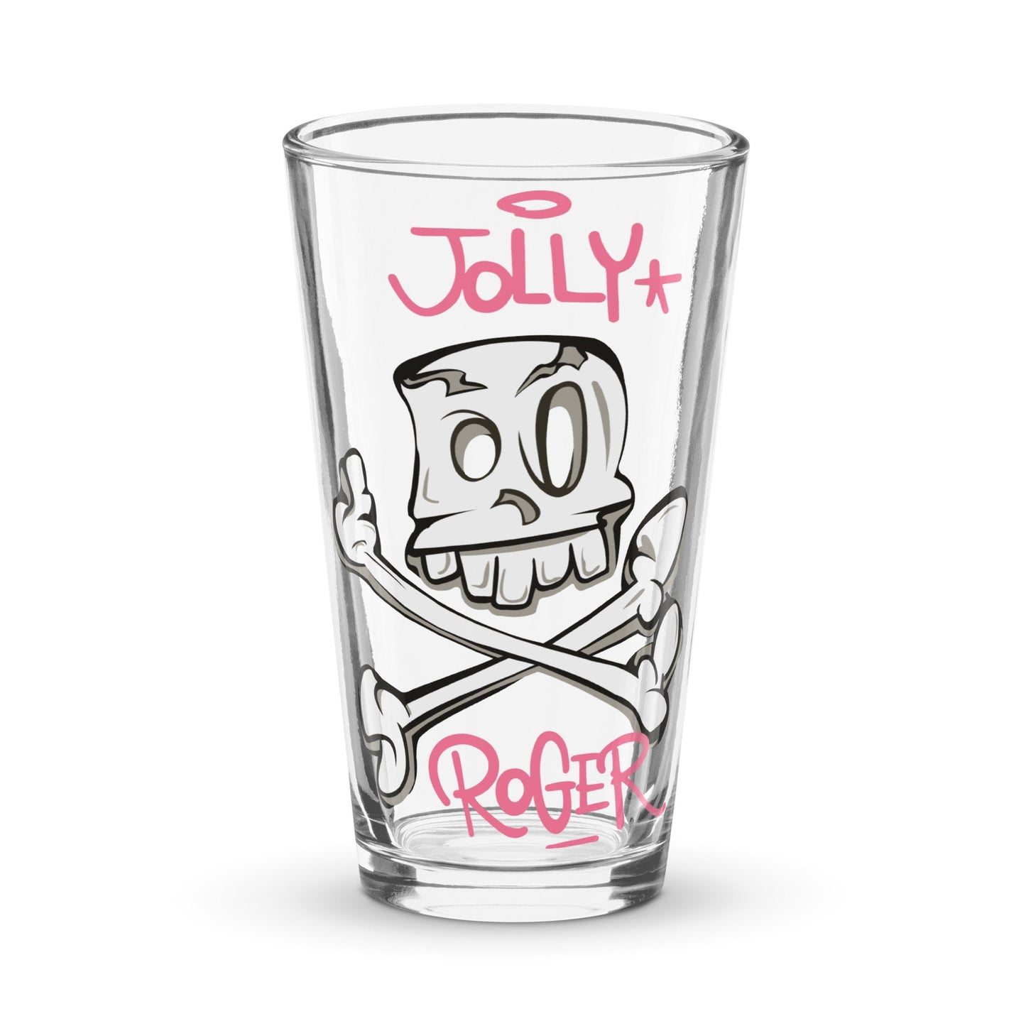 Shaker pint glass - Jolly Roger Bar Fortitude Valley