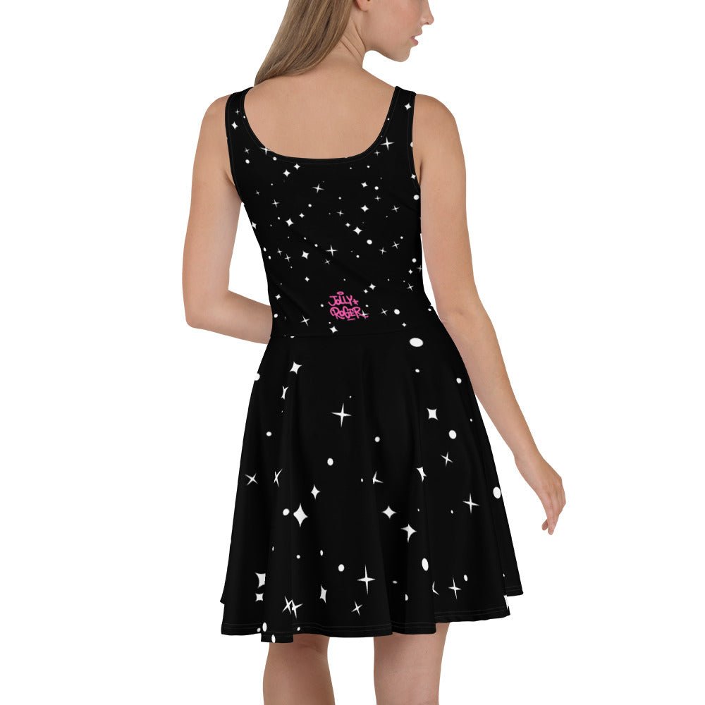 Skater Star & Cross Bone Dress - Jolly Roger Bar Fortitude Valley